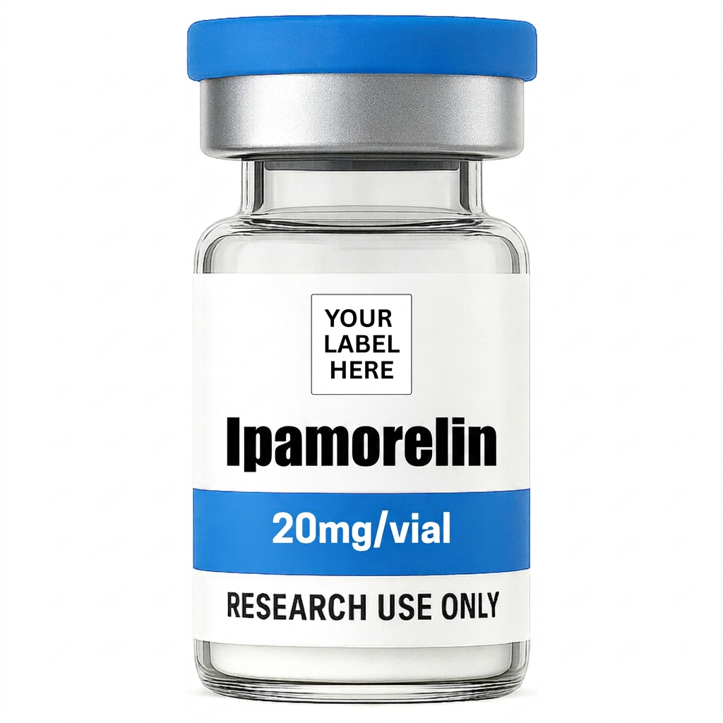 Ipamorelin peptide vial