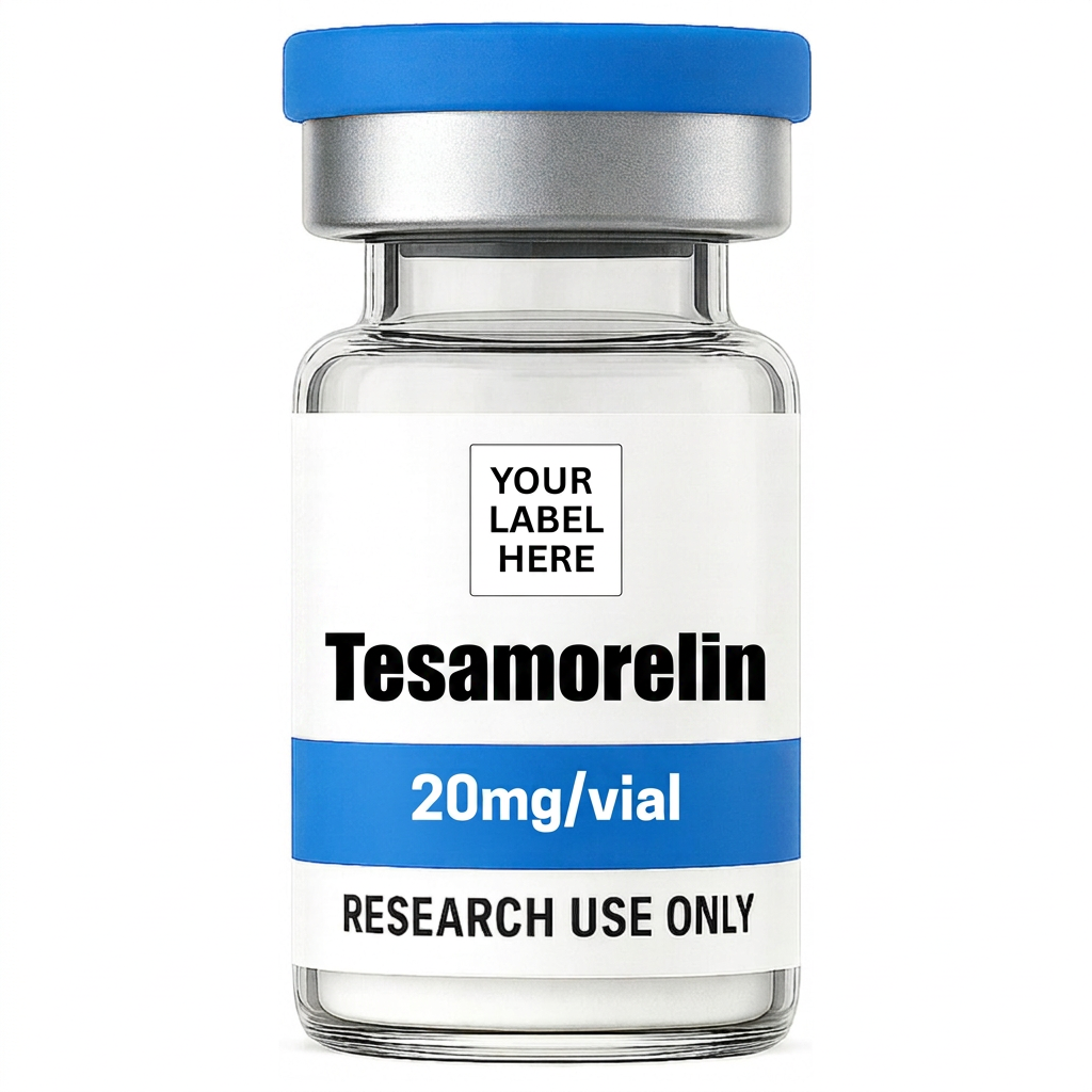 Tesamorelin peptide vial